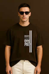 Luxe Oversized Graphic 
Tee | Statement Streetwear