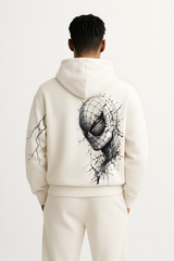 Eclipse Shadows Unisex Oversized Streetwear Graphic Hoodie