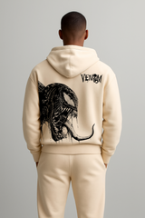 Crimson Storm Unisex Premium Embroidered Oversized Hoodie