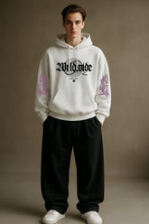 Obsidian Flame Unisex Heavyweight Luxury Oversized Hoodie