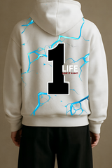 Obsidian Flame Unisex Heavyweight Luxury Oversized Hoodie