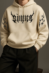 Crimson Eclipse Unisex Premium Artistic Graphic Hoodie