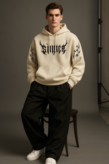 Crimson Eclipse Unisex Premium Artistic Graphic Hoodie