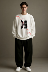 Eternal Batman Oversized Unisex Graphic Sweatshirt