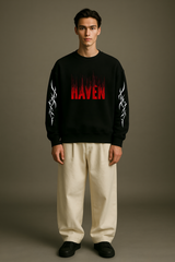 Shadow Haven Oversized Sweatshirt Unisex Style