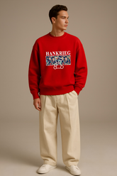 Shadow Wings Oversized Graphic Sweatshirt Unisex