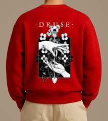 Shadow Wings Oversized Graphic Sweatshirt Unisex