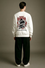 Anime Crown Oversized Graphic Sweatshirt Unisex