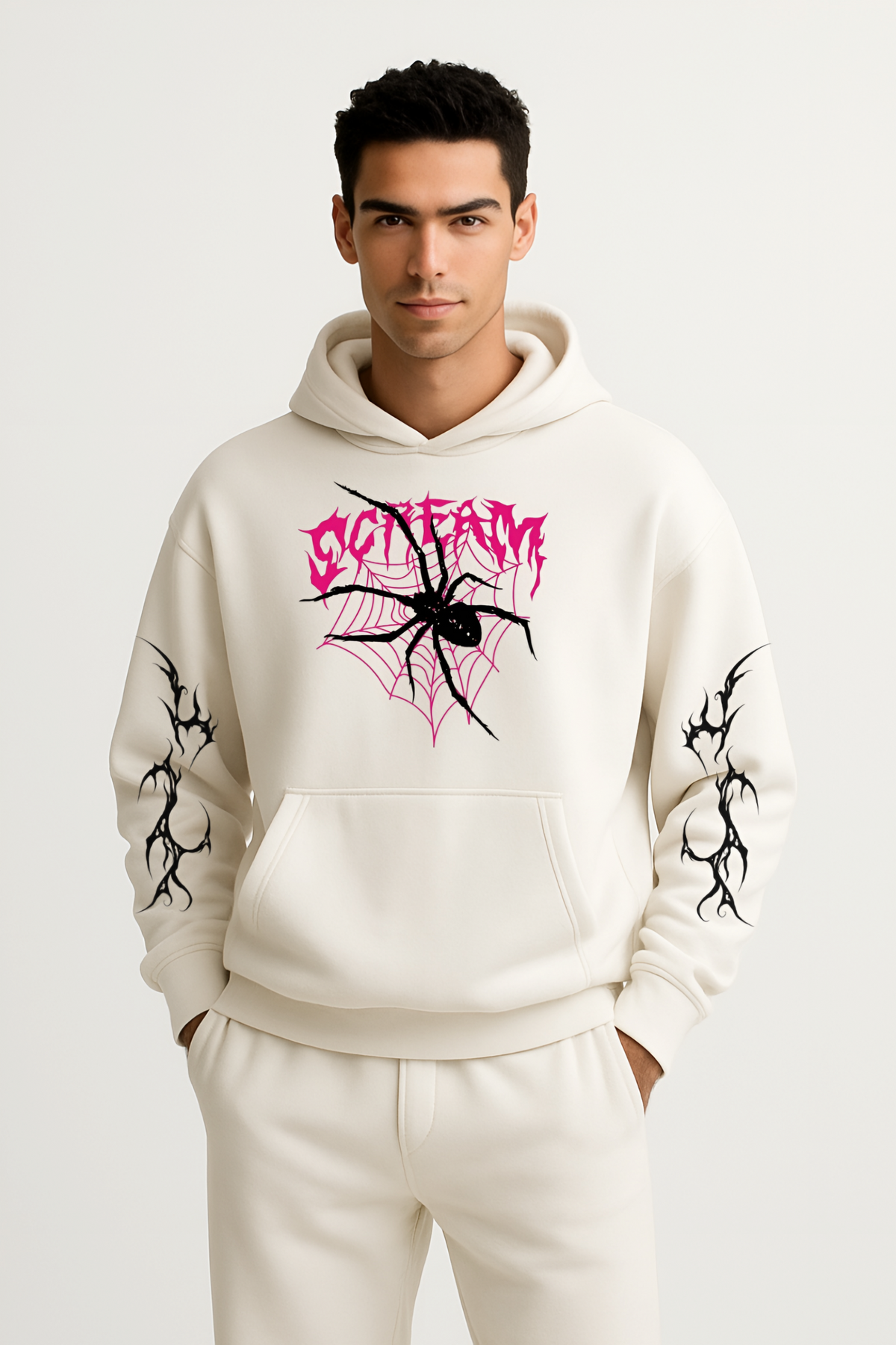 Eternal Eclipse Unisex Heavyweight Street Luxury Hoodie