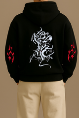 Broken Reality Unisex Distressed Streetwear Graphic Hoodie