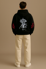 Broken Reality Unisex Distressed Streetwear Graphic Hoodie