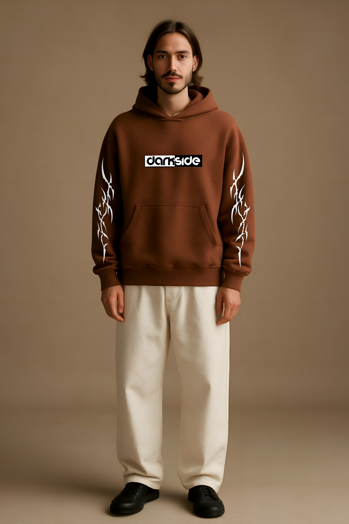 Veil of Silence Unisex Statement Oversized Hoodie