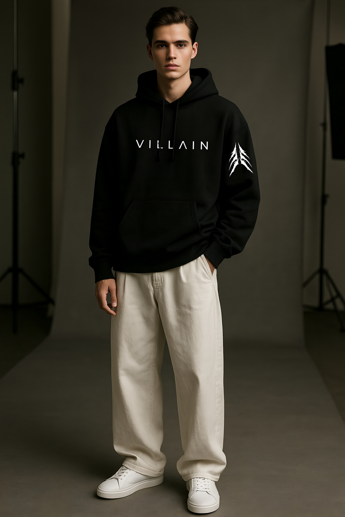 Lunar Eclipse Unisex Bold Graphic Street Hoodie