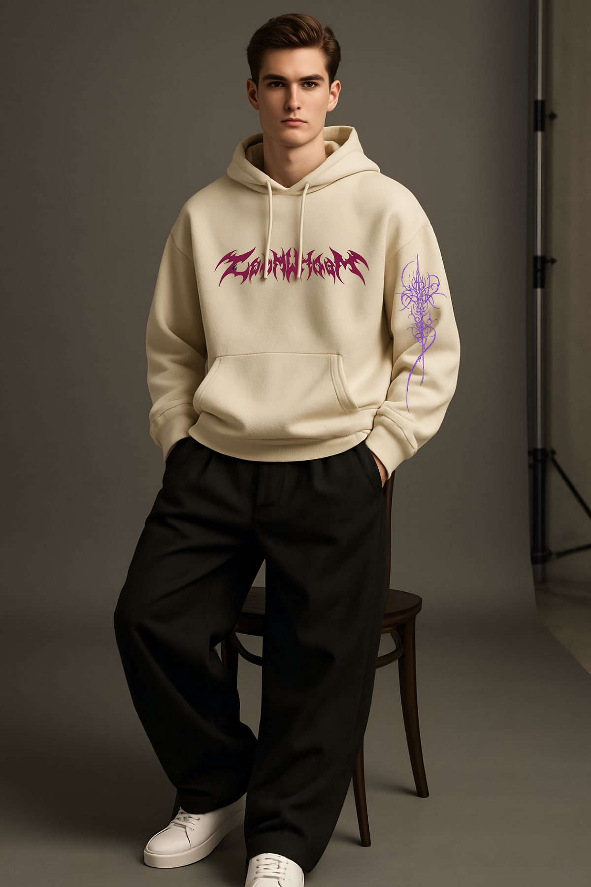 Chaos Energy Unisex Heavyweight Cotton Street Hoodie