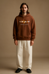 Dark Eclipse Unisex Oversized Statement Graphic Hoodie