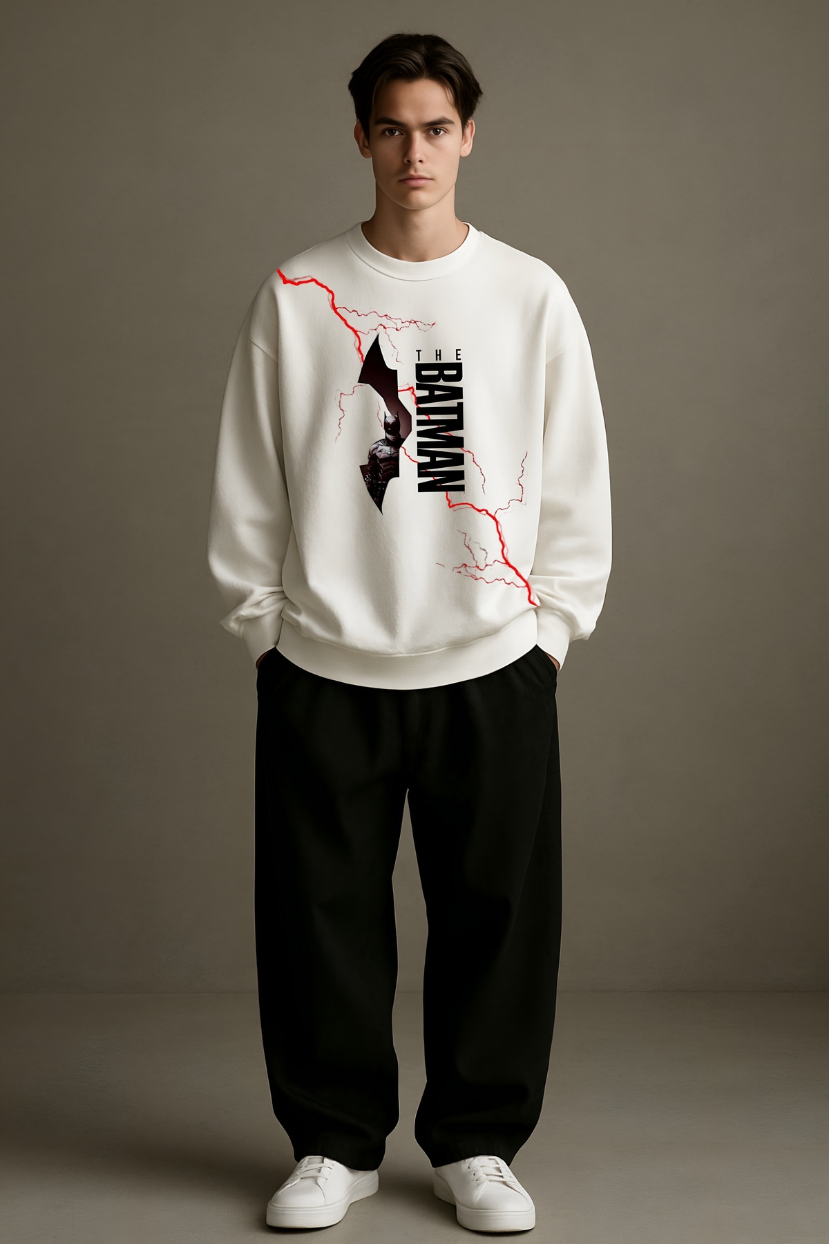 Eternal Batman Oversized Unisex Graphic Sweatshirt