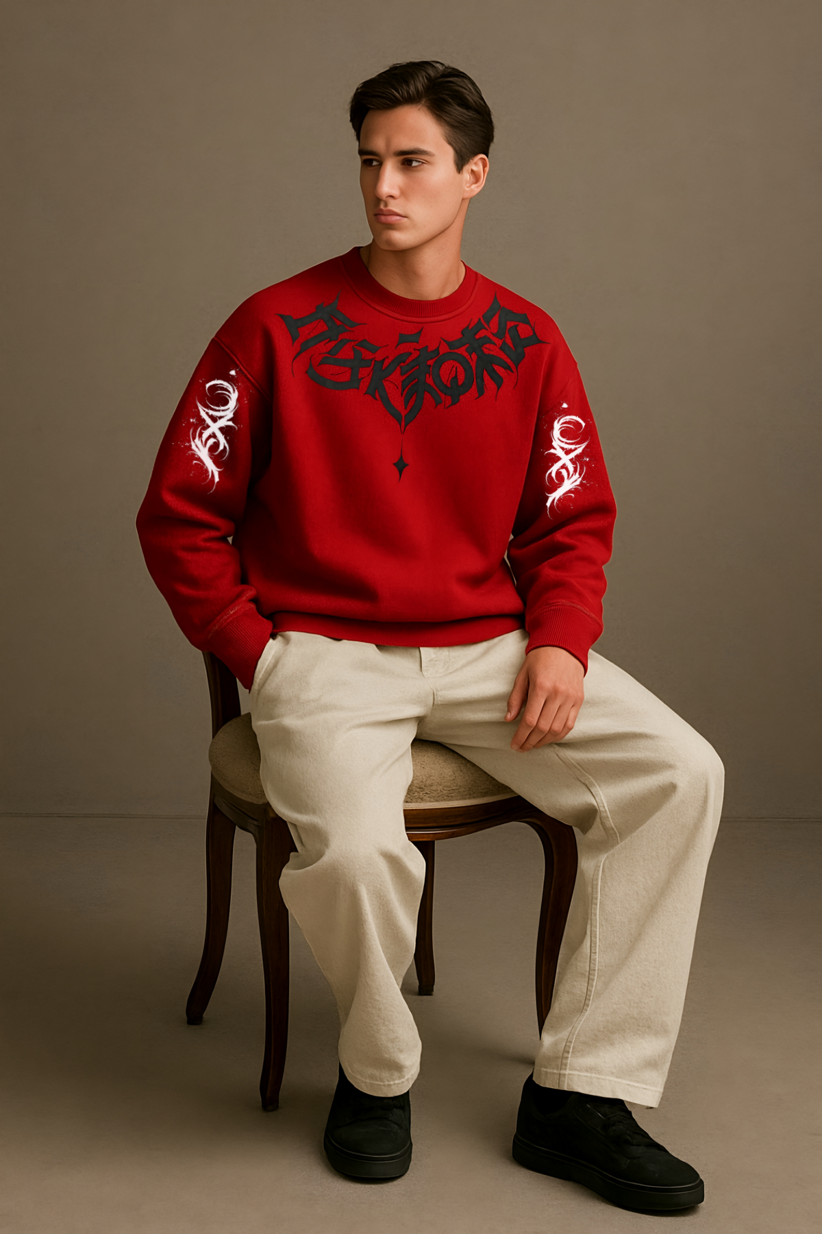 Midnight Vision Luxury Sweatshirt for Unisex Wear