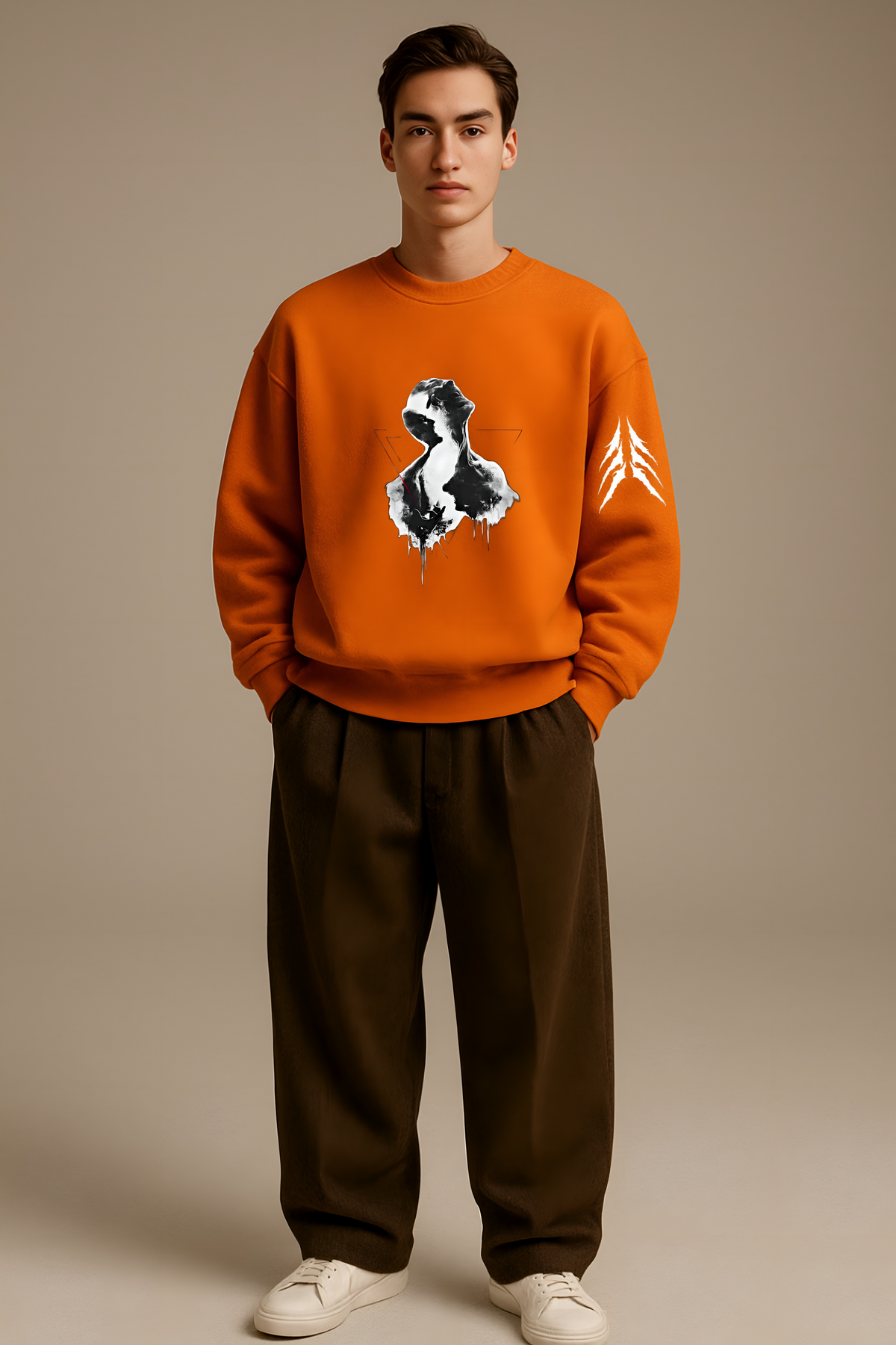 Midnight Pulse Graphic Sweatshirt Unisex Style