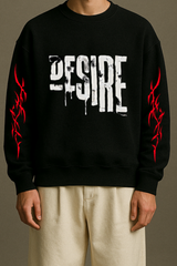 Desire Flame Unisex Luxury Streetwear Sweatshirt