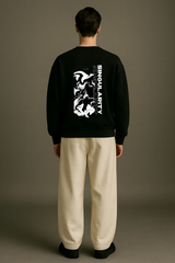 Eternal Rise Unisex Oversized Graphic Sweatshirt