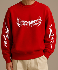 Cosmic Drift Oversized Graphic Sweatshirt Unisex