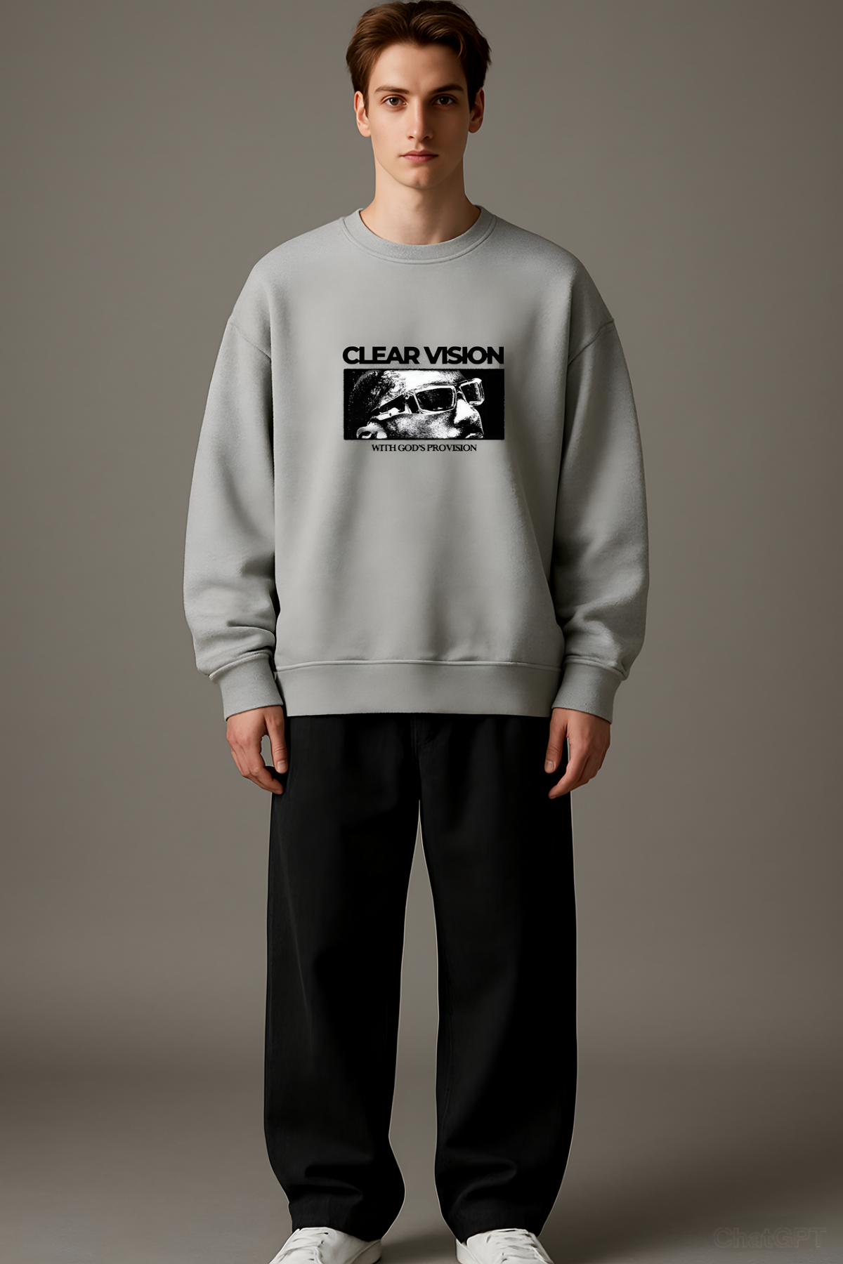 Clear vision Luxury Graphic Sweatshirt Unisex