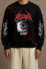 Radiant Halo Oversized Graphic Sweatshirt Unisex